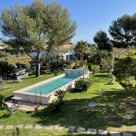 Le Poisson Qui Recule - Maison Et Piscine Dans Parc Arbore Proche Mer Sanary-sur-Mer Exterior photo